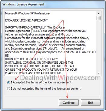boot windows install windows