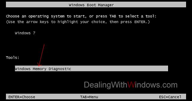 Memory-Diagnostic-Tool scan ram for errors