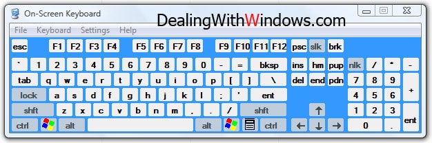 osk on screen keyboard