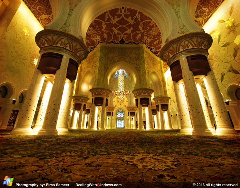 Sheikh Zayed Grand Mosque - inside